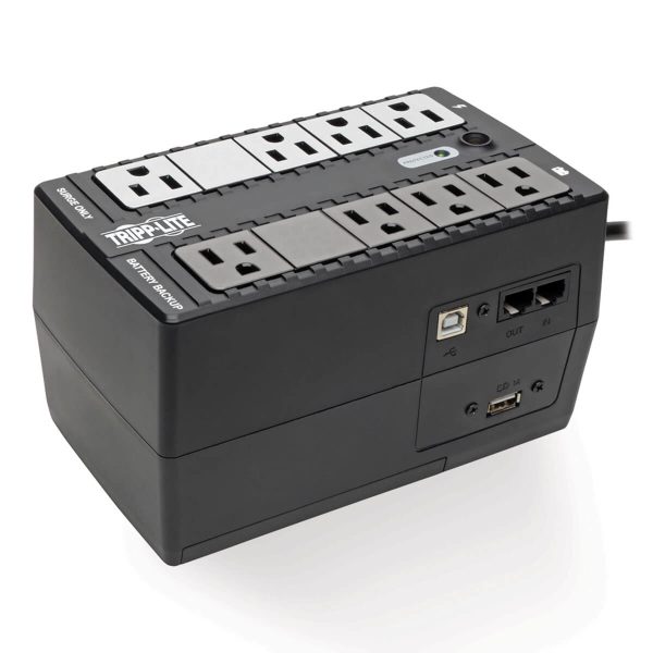 Tripp Lite INTERNET650U1 UPS No Break Standby Internet Office de 120V 650VA 330W, Compacto de Escritorio, Monitoreo y Carga por USB
