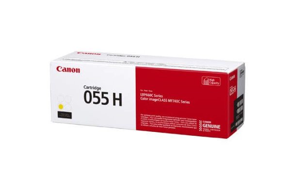 Canon imageCLASS Toner 055 cartucho de tinta 1 pieza(s) Original Alto rendimiento (XL) Amarillo - Imagen 2