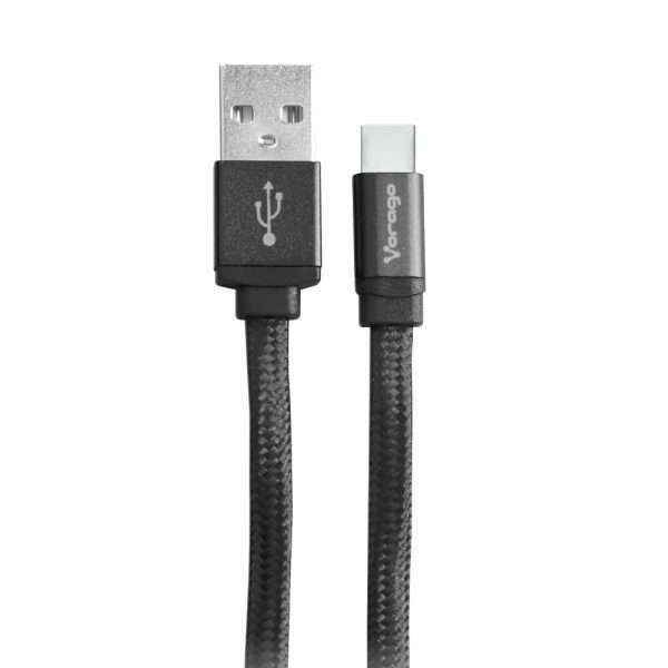 Vorago CAB-123 cable USB USB 2.0 1 m USB A USB C Negro - Imagen 4