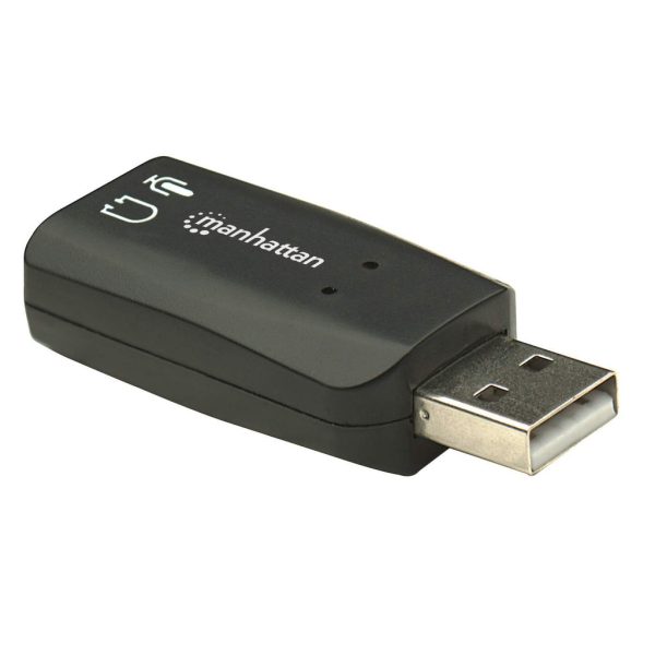 Manhattan Adaptador de Audio 3-D USB de Alta Velocidad - Imagen 2
