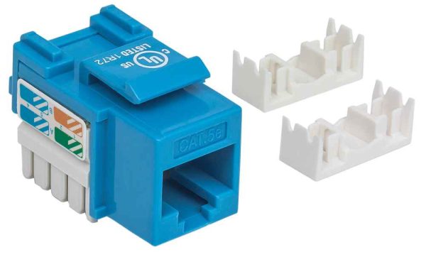 Intellinet JACK RJ45 CAT5E KEYSTONE DE IMPACTO AZUL - Imagen 3