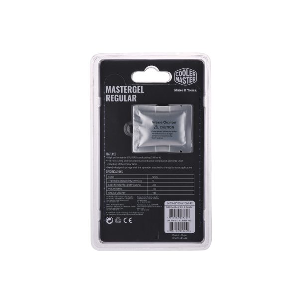 Cooler Master MasterGel Regular disipador de calor Pasta térmica 5 W/m·K 12 g - Imagen 2