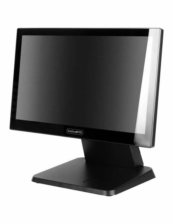 TechZone TZBEPOS-A sistema POS RK3566 39.6 cm (15.6") 1366 x 768 Pixeles Pantalla táctil Negro - Imagen 2