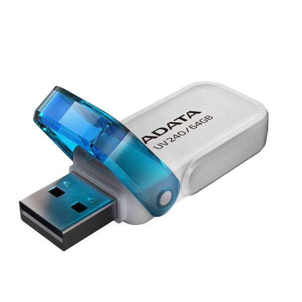 ADATA UV240 unidad flash USB 64 GB USB tipo A 2.0 Azul, Blanco - Imagen 2