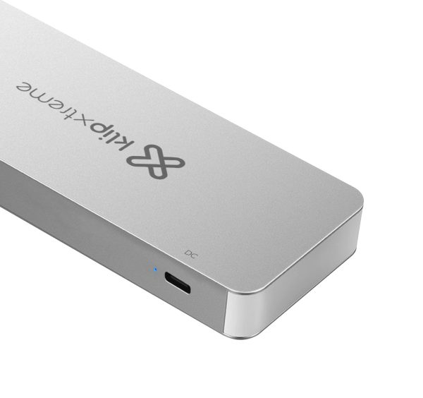 Klip Xtreme KCR-500 base para laptop o replicador de puertos USB 3.2 Gen 1 (3.1 Gen 1) Type-C Plata - Imagen 2