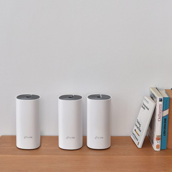 TP-Link Deco E4 (3-pack) Doble banda (2,4 GHz / 5 GHz) Wi-Fi 5 (802.11ac) Blanco, Gris 2 Interno - Imagen 3