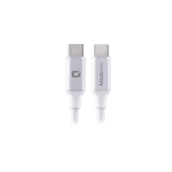 Mobifree MB-923705 cable USB USB 2.0 1 m USB C Blanco - Imagen 2