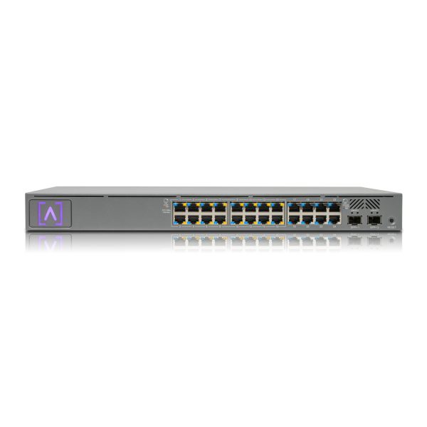 Alta Labs S24-POE dispositivo de redes Gestionado Gigabit Ethernet (10/100/1000) Energía sobre Ethernet (PoE) 1U Gris - Imagen 3
