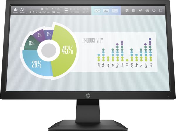HP Monitor P204v de 19,5"