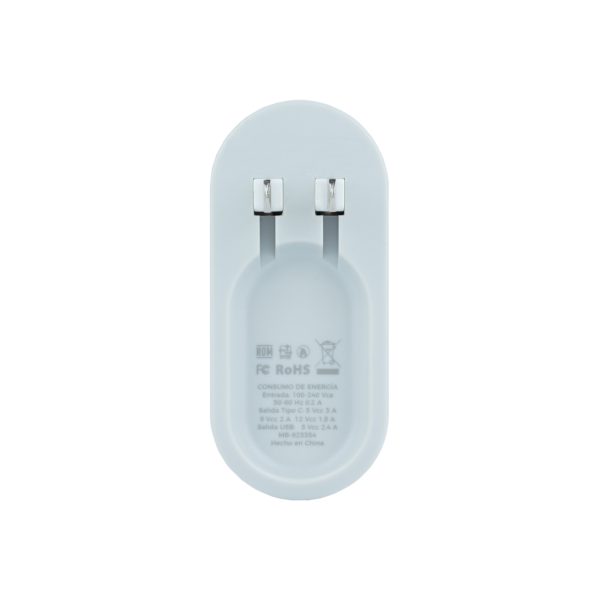Mobifree MB-923361 cargador de dispositivo móvil Universal Blanco Corriente alterna Interior - Imagen 4