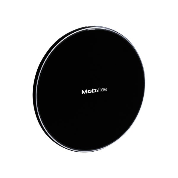 Mobifree MB-923392 cargador de dispositivo móvil Smartphone Negro USB Cargador inalámbrico Interior