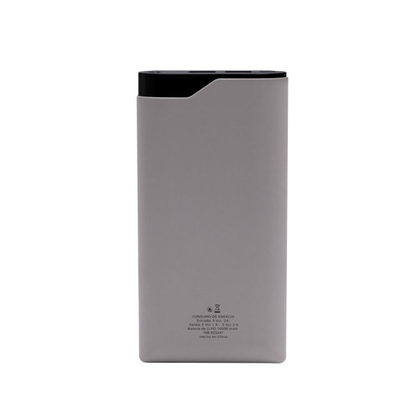 Mobifree MB-923491 batería externa Polímero de litio 10000 mAh Gris - Imagen 4