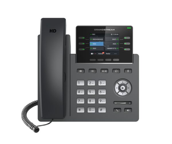 Grandstream Networks GRP2613 teléfono IP Negro 6 líneas TFT - Imagen 4