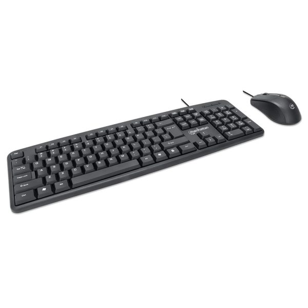 Manhattan Juego de teclado y mouse óptico, cableados - Imagen 2