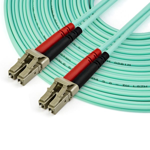 StarTech.com Cable de 10m de Fibra Óptica Multimodo LC/UPC a LC/UPC OM4 - 50/125µm - Fibra LOMMF/VCSEL - Redes de 100G - Cable LSZH - Baja Pérdida de Inserción - Low Insertion Loss - Imagen 3