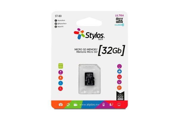 Stylos STMSDS3B memoria flash 32 GB MicroSDHC UHS-I Clase 10 - Imagen 2