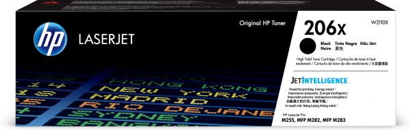 HP Cartucho de tóner original LaserJet 206X de alto rendimiento, negro