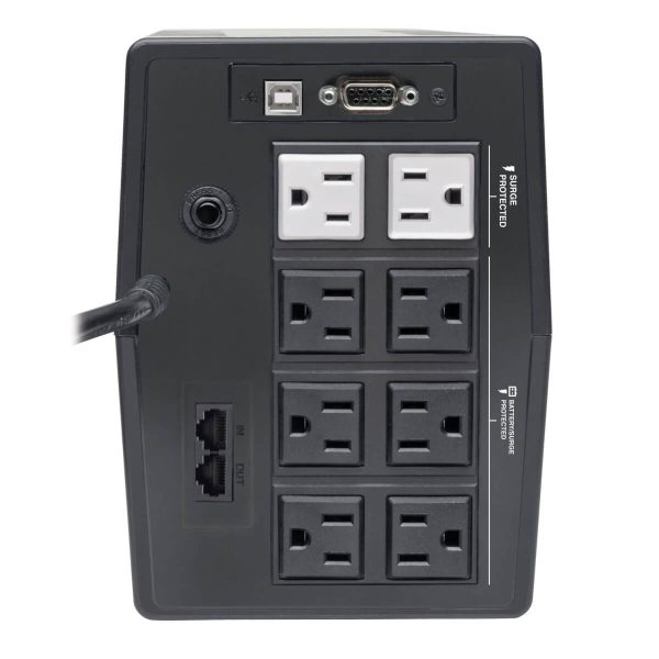 Tripp Lite OMNISMART700TSU UPS No Break OmniSmart Interactivo de 700VA 480W - 8 Tomacorrientes NEMA 5-15R, AVR, 120V, 50/60 Hz, USB, RS-232, LCD, Torre - Imagen 4
