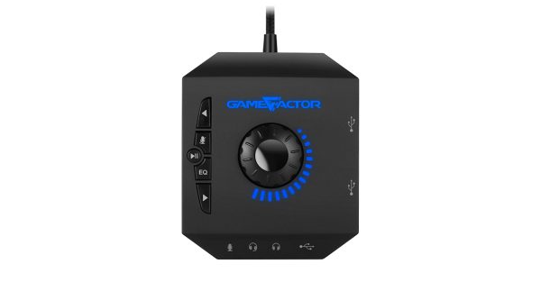 Game Factor HSG601 audífono y auriculare Audífonos Alámbrico Diadema Juego Negro - Imagen 2