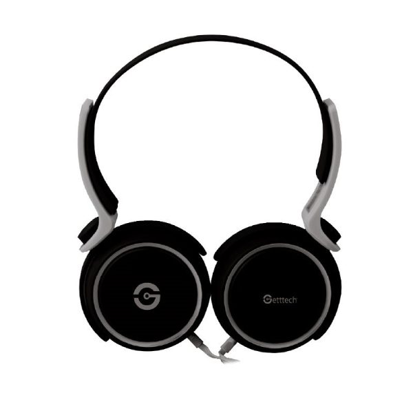 Getttech GH-2540G audífono y auriculare Auriculares Alámbrico Diadema Llamadas/Música Negro, Gris - Imagen 2