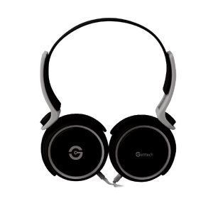 Getttech GH-2540G audífono y auriculare Auriculares Alámbrico Diadema Llamadas/Música Negro, Gris