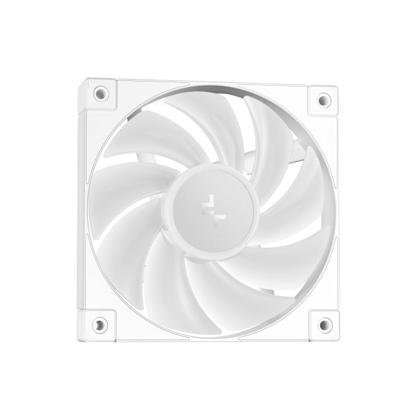 DeepCool Mystique 240 WH ARGB Procesador Refrigerador de líquidos todo en uno 12 cm Blanco 1 pieza(s) - Imagen 3