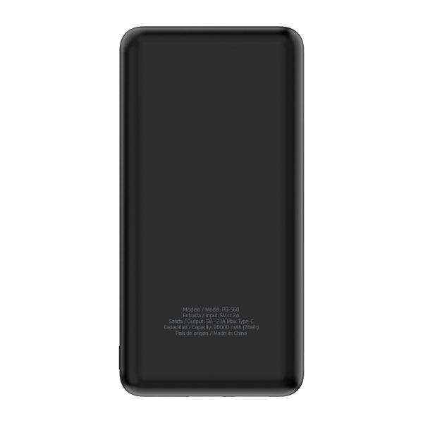 Vorago PB-560 Ión de litio 20000 mAh Negro - Imagen 3