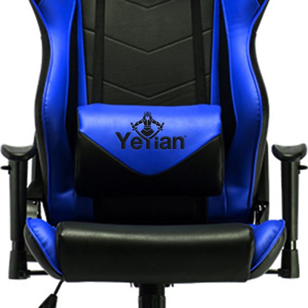 Yeyian Cadira 1150 Silla universal para juegos asiento acolchado Negro, Azul - Imagen 2