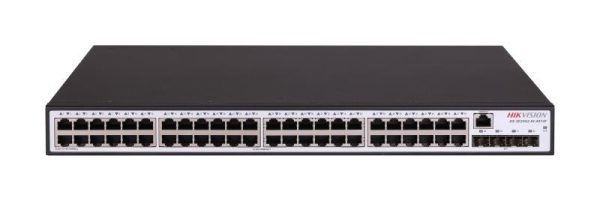 Hikvision DS-3E2552-HI-48T4F dispositivo de redes Gestionado L2+ Gigabit Ethernet (10/100/1000) Negro - Imagen 2