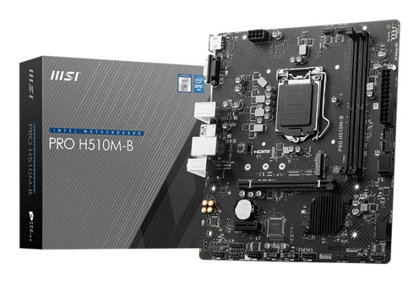 MSI PRO H510M-B placa base Intel H470 LGA 1200 (Socket H5) micro ATX
