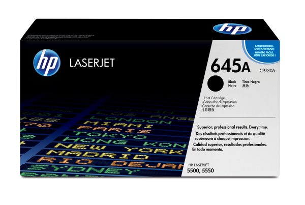HP Cartucho de tóner original LaserJet 645A negro