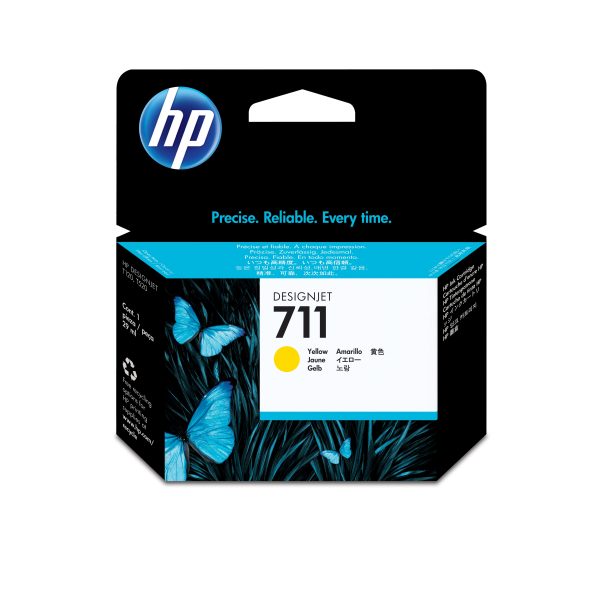 HP Cartucho de tinta DesignJet 711 amarillo de 29 ml - Imagen 4