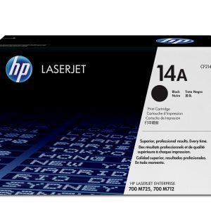 HP Cartucho original de tóner negro 14A LaserJet
