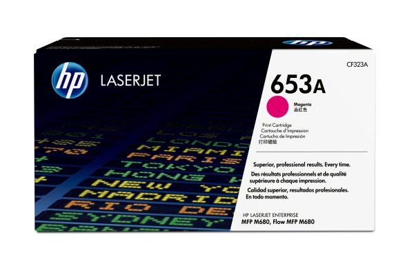 HP Cartucho de tóner original 653A LaserJet magenta