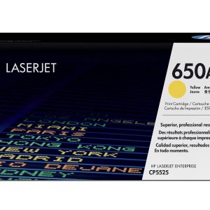 HP Cartucho de tóner original LaserJet 650A amarillo