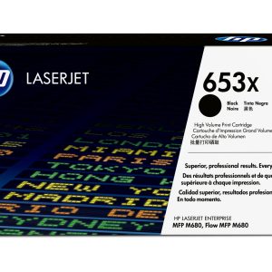 HP Cartucho de tóner original 653X LaserJet de alta capacidad negro