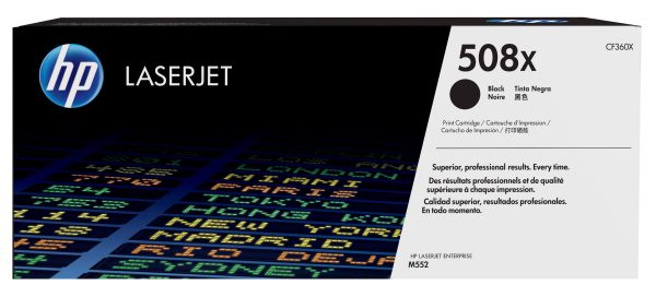 HP Cartucho de tóner original LaserJet 508X de alta capacidad negro