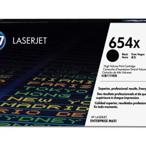 HP Cartucho de tóner original LaserJet 654X de alta capacidad negro