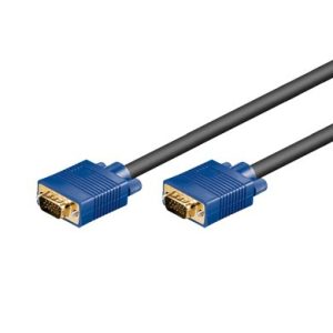 BRobotix 311818 cable VGA 1.8 m VGA (D-Sub) Negro, Azul