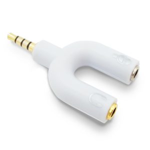 BRobotix 181802 cambiadores de género de cables 3.5mm 2x 3.5mm Blanco