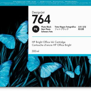 HP Cartucho de tinta DesignJet 764 de 300 ml negro fotográfico