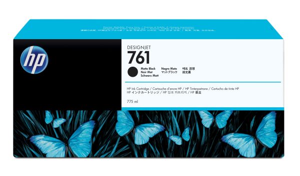 HP Cartucho de tinta DesignJet 761 de 775 ml negro mate