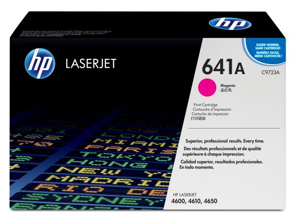 HP Cartucho original de tóner magenta 641A LaserJet - Imagen 2