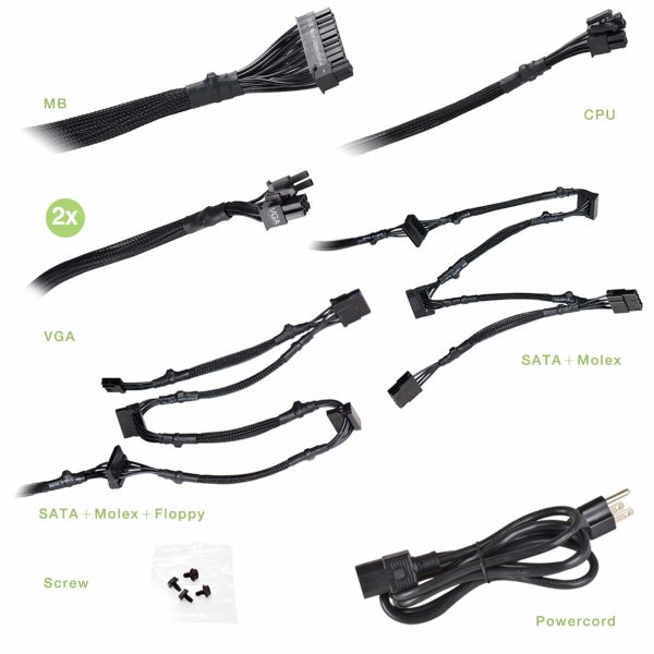 EVGA 600 GD unidad de fuente de alimentación 600 W 24-pines ATX ATX Negro - Imagen 3