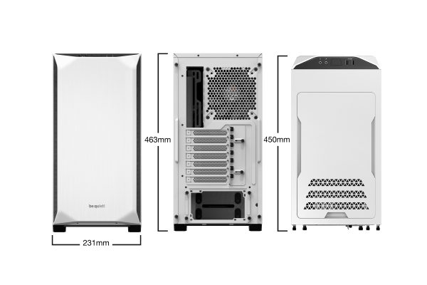 be quiet! BGW35 gabinete de computadora Midi Tower Blanco - Imagen 2