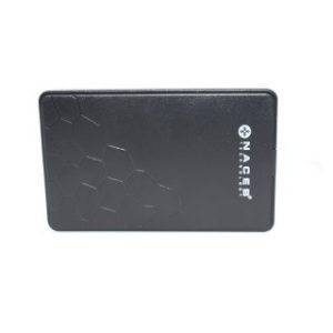 Naceb Technology NA-0107 caja para disco duro externo Caja de disco duro (HDD) Negro 2.5"