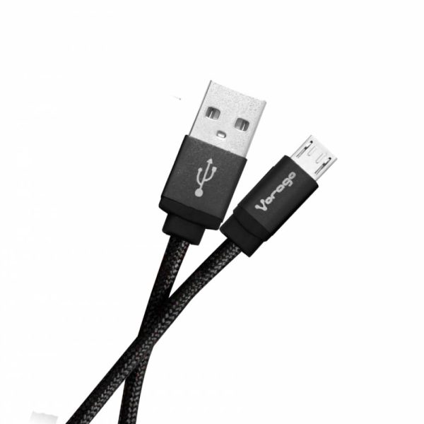 Vorago CAB-212 cable USB USB 2.0 2 m USB A Micro-USB A Negro - Imagen 3