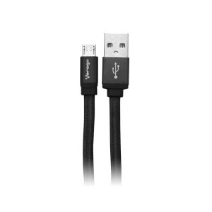Vorago CAB-212 cable USB USB 2.0 2 m USB A Micro-USB A Negro