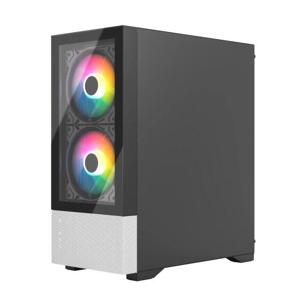 Balam Rush Nitrox Crystal 5500 CBW Midi Tower Negro, Blanco - Imagen 4