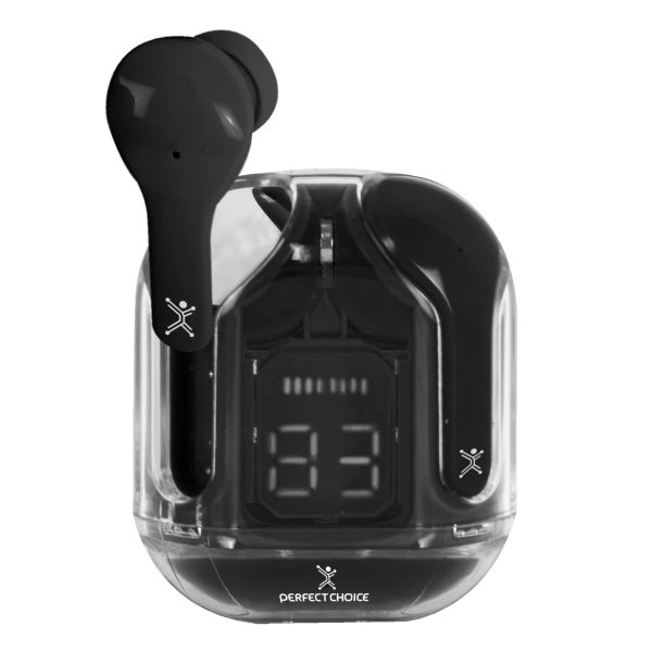 Perfect Choice PC-117025 audífono y auriculare Auriculares True Wireless Stereo (TWS) Intra auditivo Música Bluetooth Negro - Imagen 2